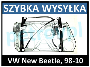 VW New Beetle 98-, Podnośnik szyby ELE przód LEWY