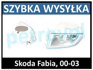 Skoda Fabia 00-03, Halogen H3 nowy LEWY