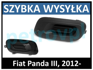 Fiat Panda 12-, Atrapa kratka zderzaka nowa LEWA