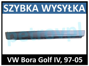 VW Bora Golf IV 97-, Próg poszycie progu nowe LEWE