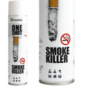Eliminator zapachów FRESHTEK - One Shot Smoke Killer 600ml