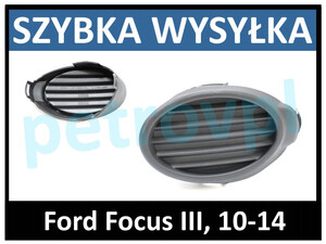 Ford Focus 10-14, Ramka kratka zderzaka nowa LEWA