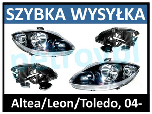 Altea/Leon/Toledo 04-, Reflektor lampa nowa L+P kp