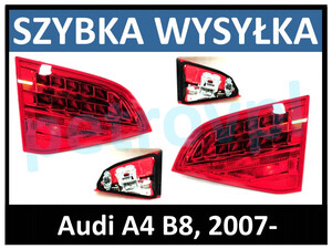 Audi A4 B8 08-, Lampa tylna Kombi LED wewn. L+P