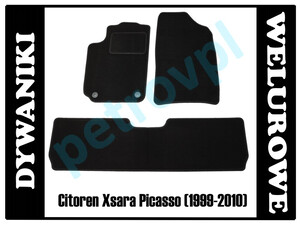 Citroen Xsara Picasso 99-, Dywaniki WELUROWE 0,8cm