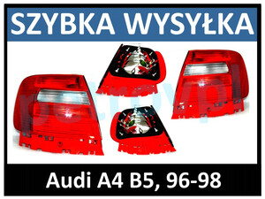 Audi A4 B5 96-98, Lampa tylna SEDAN nowa L+P kpl