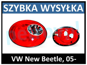 VW New Beetle 05-, Lampa tylna nowa PRAWA