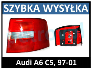 Audi A6 C5 97-01, Lampa tylna Kombi nowa PRAWA