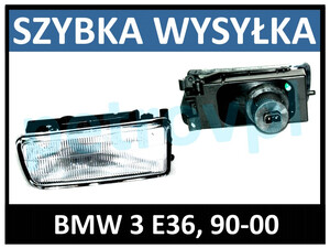 BMW 3 E36 90-00, Halogen H1 z ramką nowy TYC PRAWY