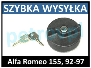 Alfa Romeo 155 92-97, Korek wlewu paliwa + klucze