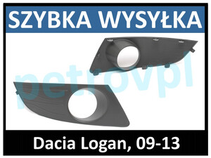 Dacia Logan 09-12, Atrapa kratka zderzaka PRAWA
