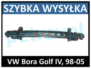 VW Bora Golf IV, Wzmocnienie BELKA zderzaka TYŁ