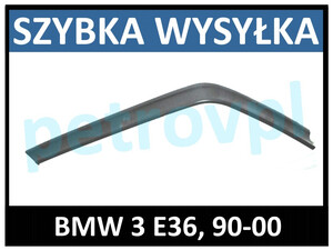 BMW 3 E36 90-00, Spoiler hokej zderzaka PRAWY