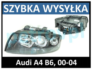 Audi A4 B6 00-04, Reflektor BI-XENON valeo LEWA
