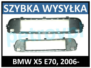 BMW X5 E70 06-, Atrapa kratka zderzaka DOLNA +PDC