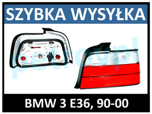 BMW E36 90-00, Lampa tylna SEDAN TYC nowa PRAWA