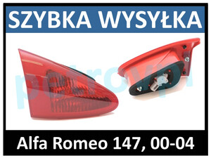 Alfa Romeo 147 00-, Lampa tylna tył wewn. LEWA
