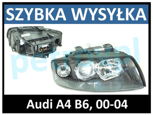 Audi A4 B6 00-04, Reflektor BI-XENON valeo PRAWA