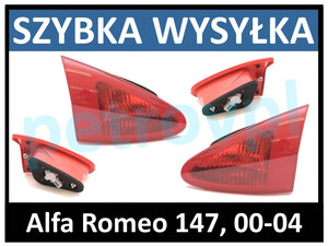 Alfa Romeo 147 00-, Lampa tylna tył wewn. L+P kpl