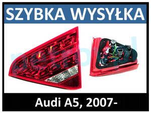 Audi A5 2007-, Lampa tylna wewn. LED nowa PRAWA