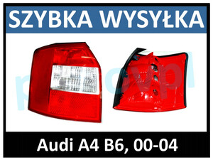 Audi A4 B6 00-04, Lampa tylna Kombi nowa LEWA