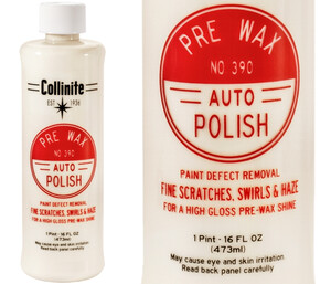Cleaner do lakieru COLLINITE - 390 Pre-wax Auto Polish 473ml