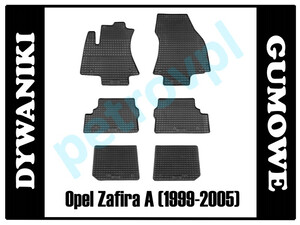Opel Zafira A 99-05, Dywaniki PETEX gumowe ORYG.