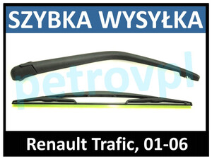 Renault Trafic 01-06, Ramię wycieraczki TYŁ +pióro