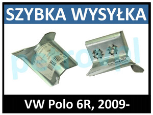 VW Polo 2009-, Mocowanie ŚLIZG błotnika wewn PRAWY
