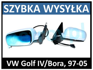 VW Golf IV/Bora 98-05, Lusterko ELE malow LEWE