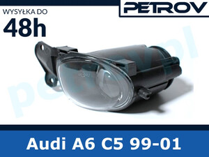 Audi A6 C5 99-01, Halogen H3 halogeny nowy LEWY
