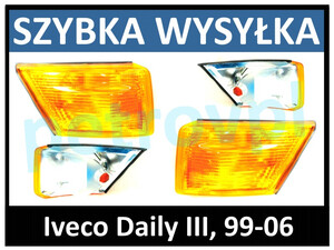 Iveco Daily 99-06, Kierunkowskaz ZÓŁTY nowy L+P kp