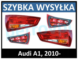 Audi A1 2010-, Lampa tylna TYŁ nowa L+P kpl