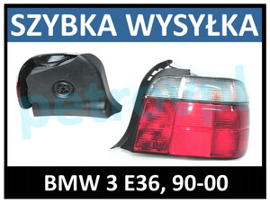 BMW 3 E36 90-, Lampa tylna COMPACT biała ORYG. P