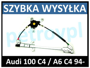Audi 100 C4 A6 C4, Podnośnik szyby ELE przód PRAWY