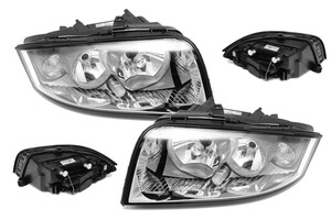 Audi A2 00-05, Reflektor lampa VALEO nowa L+P kpl
