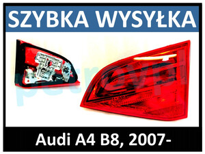 Audi A4 B8 08-, Lampa tylna KOMBI nowa wewn. PRAWA