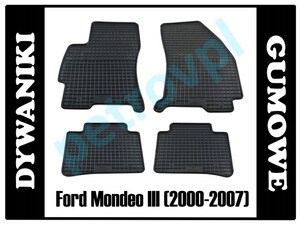 Ford Mondeo MK3 00-07, Dywaniki PETEX gumowe ORYG.