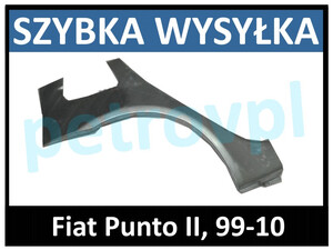 Fiat Punto II 99-10, Reperaturka błotnika 5D PRAWA