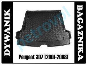 Peugeot 307 01-, Dywanik wkład bagażnika KOMBI BM