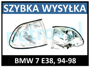 BMW 7 E38 94-98, Kierunkowskaz biały nowy PRAWY