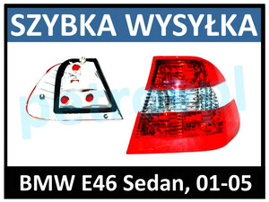 BMW 3 E46 01-05, Lampa tylna SEDAN nowa PRAWA