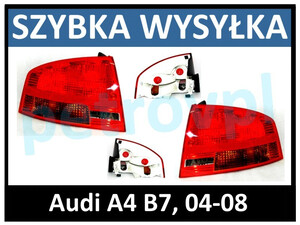 Audi A4 B7 04-08, Lampa tylna Sedan HELLA nowa L+P kpl