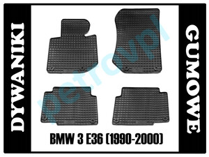 BMW 3 E36 90-00, Dywaniki PETEX gumowe ORYGINAŁ