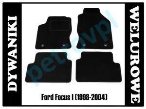 Ford Focus I 1998-2004, Dywaniki WELUROWE 0,8cm!