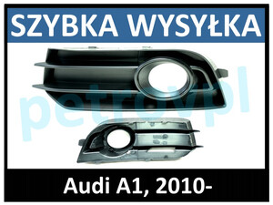 Audi A1 2010-, Atrapa kratka zderzaka hal LEWA