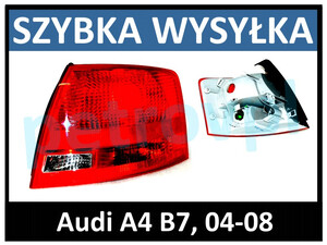 Audi A4 B7 04-08, Lampa tylna Kombi ORYGINAŁ nowa PRAWA