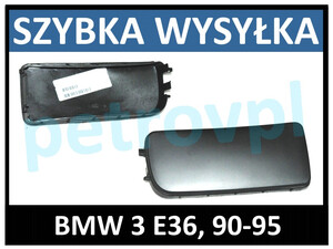BMW 3 E36 90-95, Atrapa kratka zderzaka hal PRAWA