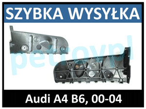Audi A4 B6 00-04, Mocowanie ślizg zderzaka tył L