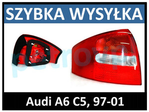 Audi A6 C5 97-01, Lampa tylna Sedan nowa LEWA